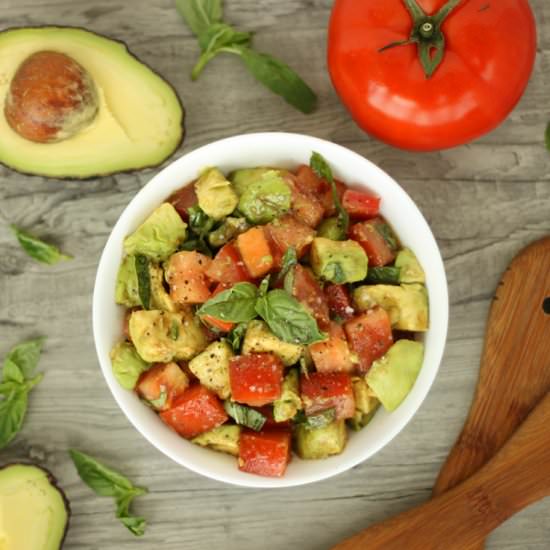 Tomato Avocado Salad - Recipe photo by JesseLWellness