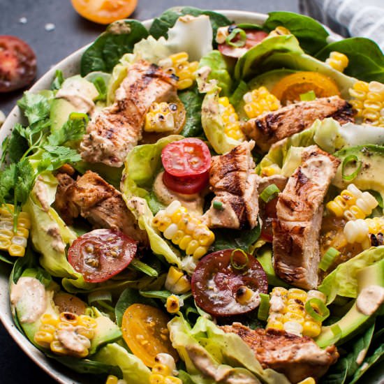 Chicken Salad with Chipotle Ranch - Recipe photo by saltandlavender