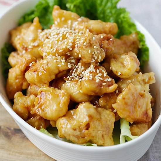 Honey Lemon Chicken - Recipe photo by rasamalaysia