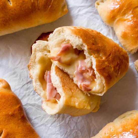 Homemade Ham and Cheese Pockets - Recipe photo by sallysbakingaddiction