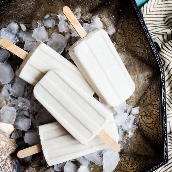 Coconut Lemongrass Ginger Popsicles - Recipe photo by snixykitchen