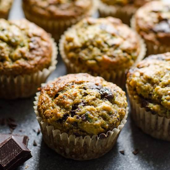 Chocolate Banana Zucchini Muffins - Recipe photo by ifoodreal