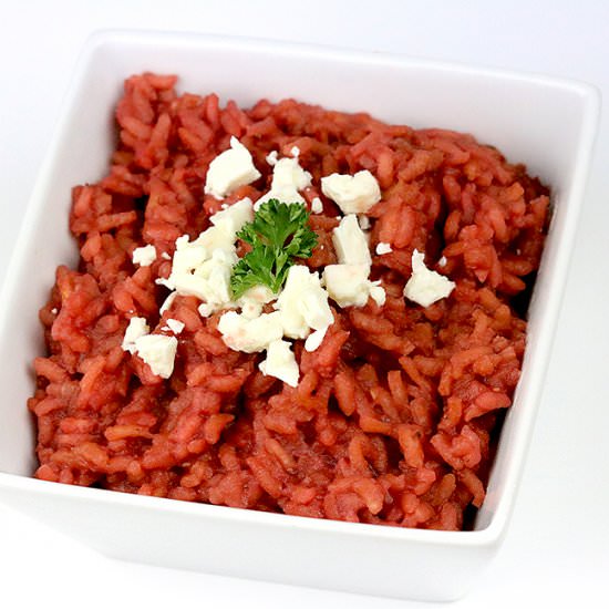 Beetroot Risotto - Recipe photo by mealpreprecipes