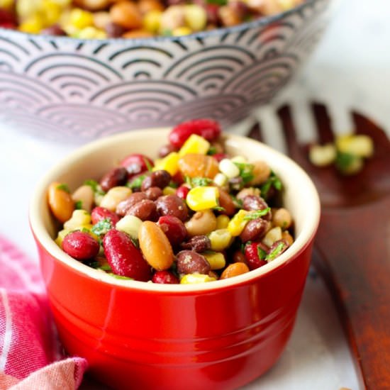 Bean and corn salad - Recipe photo by thepasticheblog