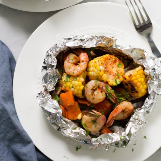 Shrimp Veggies Foil Packets - Recipe photo by PrimaveraKitchen
