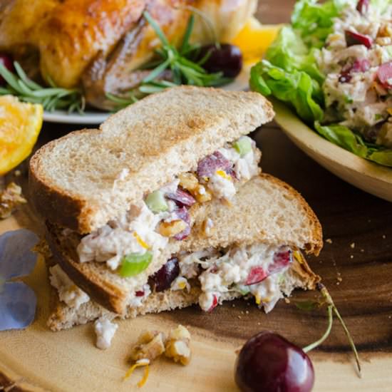 Cherry Orange Chicken Salad - Recipe photo by The Goldilocks Kitchen