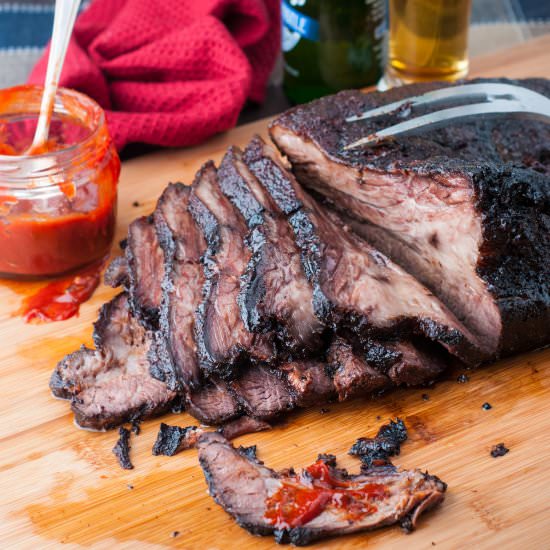 Amazing Hickory Smoked Beef Brisket - Recipe photo by photosandfood