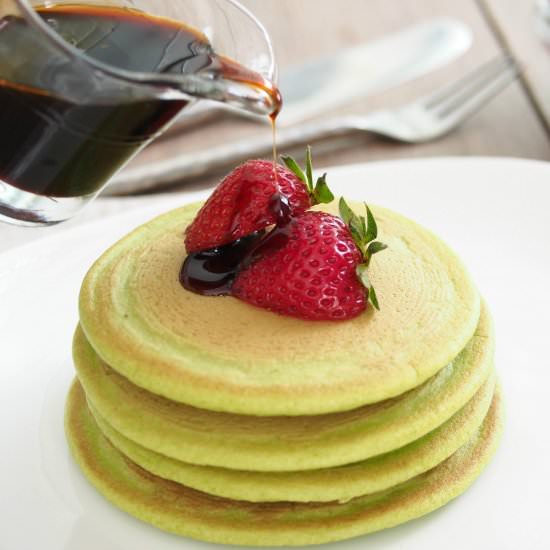 Pandan Pancake - Recipe photo by Bake With Paws
