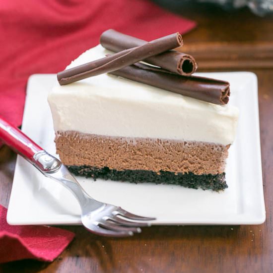 Triple Chocolate Mousse Pie - Recipe photo by thatskinnychickcanbake