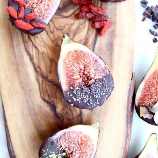 Dark Chocolate Superfood Figs - Recipe photo by Spices in my DNA