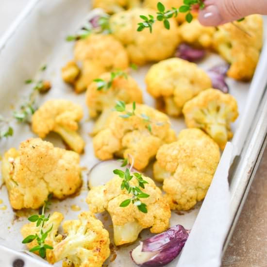 Roasted Cauliflower - Recipe photo by Anyzkowo