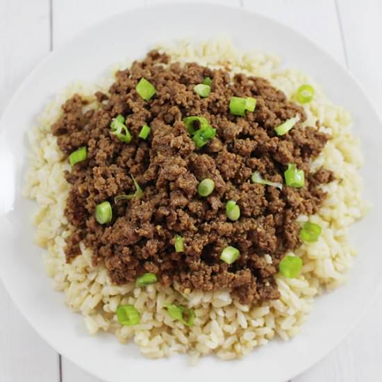 Fast Korean Beef - Recipe photo by Savvy in the Kitchen