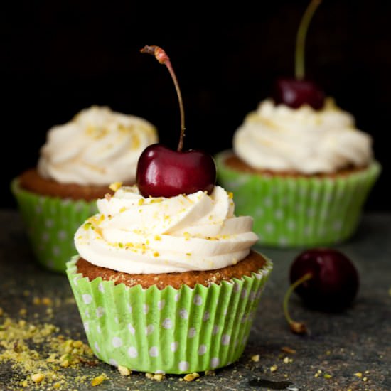 Pistachio Cupcakes - Recipe photo by littlesugarsnaps