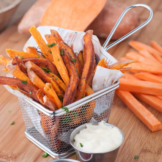 Seasoned Sweet Potato Fries - Recipe photo by photosandfood
