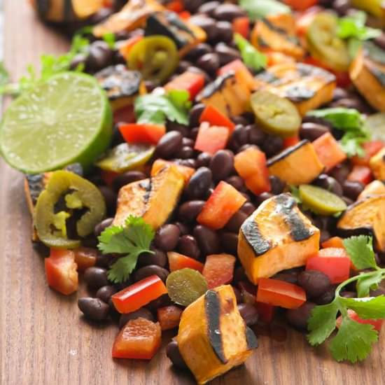 Southwestern Sweet Potato Salad - Recipe photo by withsaltandwit
