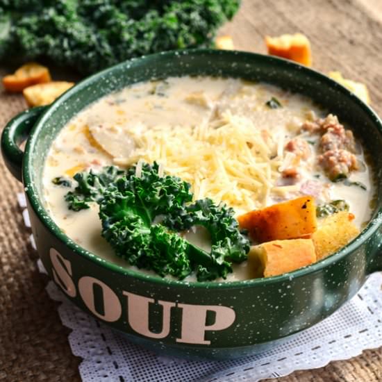 Zuppa Toscana - Recipe photo by The Goldilocks Kitchen