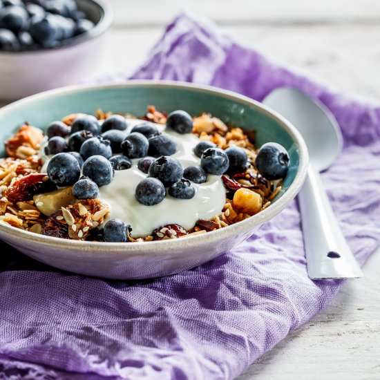 Coconut, Oat and Seed Granola - Recipe photo by Simply Delicious