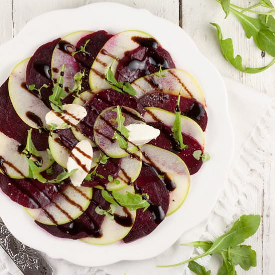 Green Apple and Beetroot Carpaccio - Recipe photo by ohmydish