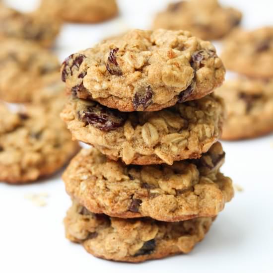 Chocolate Cherry Oatmeal Cookies - Recipe photo by cupcakesfordinner