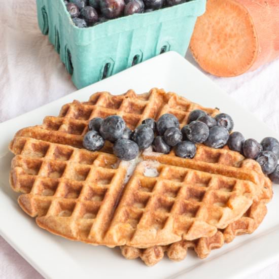 Sweet Potato Waffles - Recipe photo by LK529