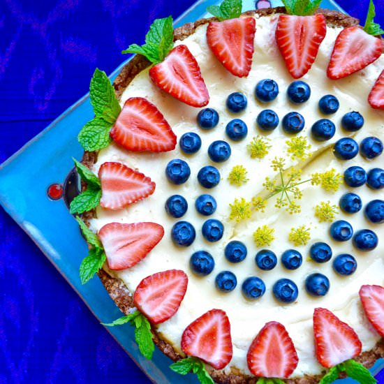 New York Strawberry Cheesecake - Recipe photo by The Kitchen Flamingo