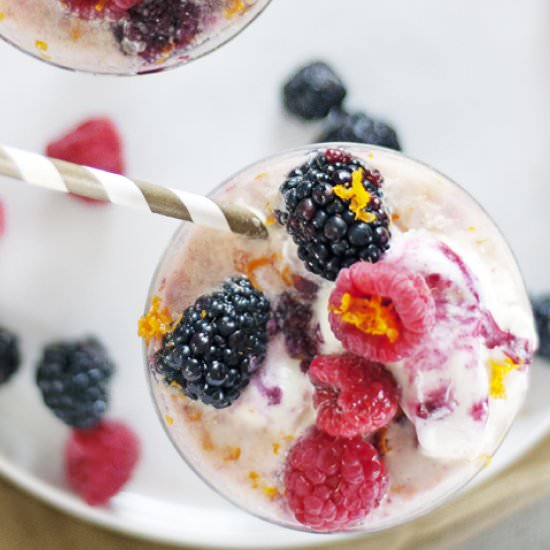 Berry Ice Cream Floats - Recipe photo by thecharmingdetroiter