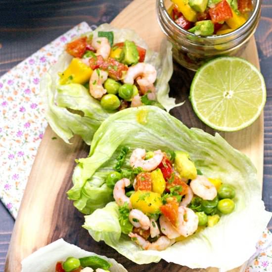 Shrimp Sweet Pea Salad Boats - Recipe photo by sugarlovespices