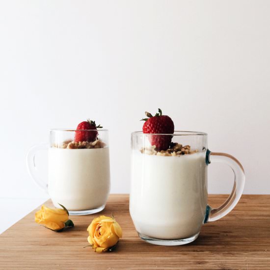 Labneh Panna Cotta - Recipe photo by rushyama