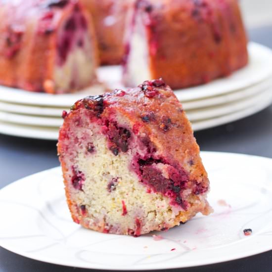 Blackberry Bramble Cake - Recipe photo by cupcakesfordinner