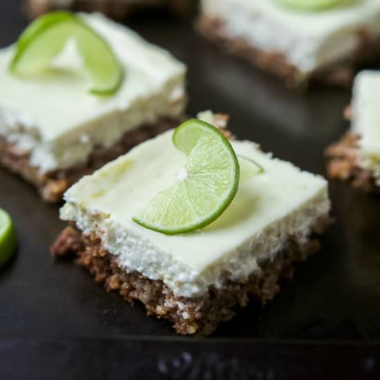 Key Lime Cheesecake Bars - Recipe photo by joyfulhealthyeats