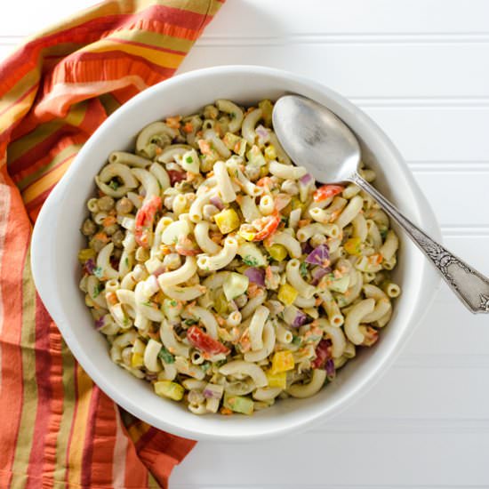Veggie Pasta Salad - Recipe photo by VeggiePrimer