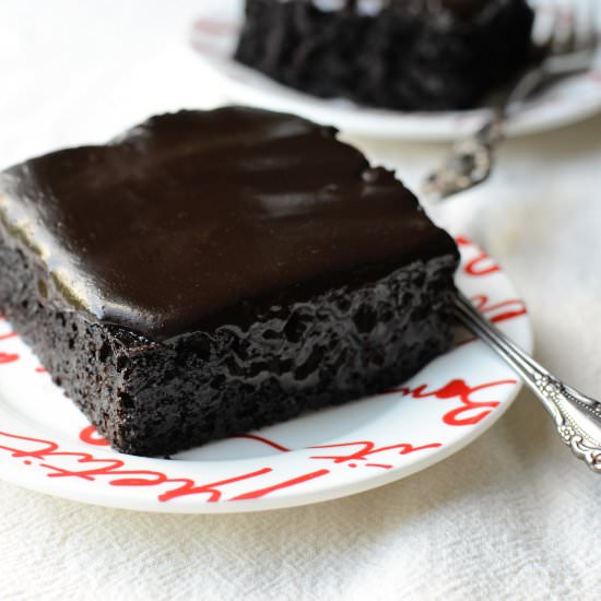 Chocolate Mocha Zucchini Cake - Recipe photo by ButterYum