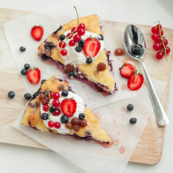 Cottage Cheese Blueberry Pie - Recipe photo by VitaliyaN