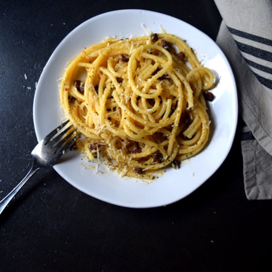 Pasta Carbonara - Recipe photo by alocalchoice