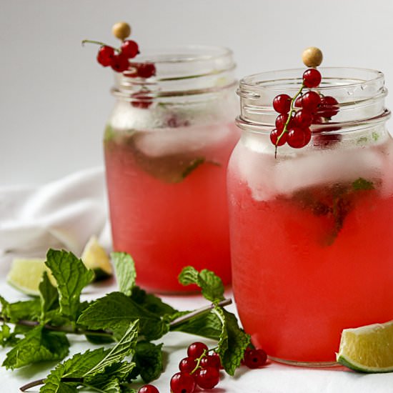 Red Currant Mohito - Recipe photo by the food blog