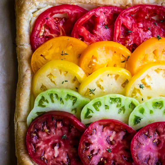 Heirloom Tomato Tart - Recipe photo by ful-filled
