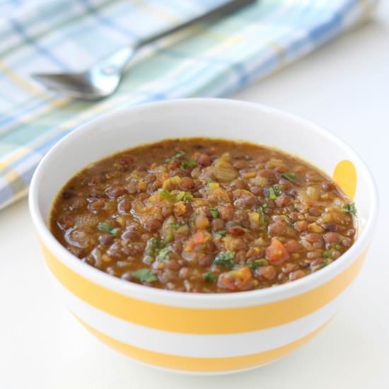 Sabut Masoor Dal Recipe - Recipe photo by werecipes
