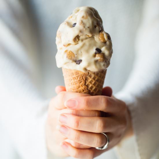 Vegan CookieDough Banana Ice Cream - Recipe photo by foodfaithfitness