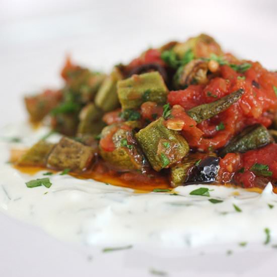 Smothered Okra with Tomato Sauce - Recipe photo by lisal