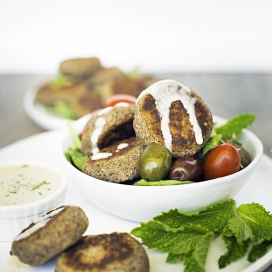 Black Bean Quinoa Falafel - Recipe photo by purefoodsblog