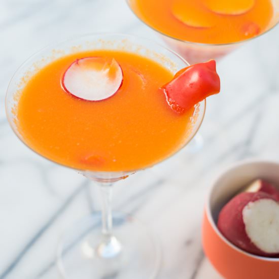 Bell Pepper & Radish Martini - Recipe photo by garlicmysoul