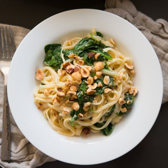 Hazelnut Mascarpone Pasta - Recipe photo by garlicmysoul
