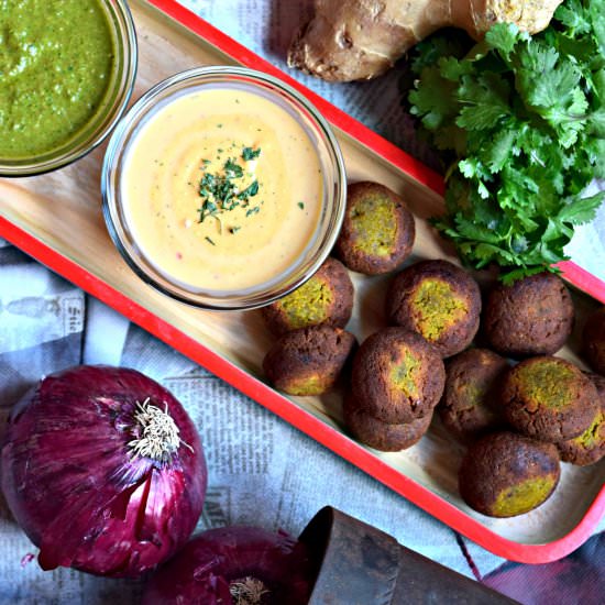 Edamame Falafel - Recipe photo by Cookilicious