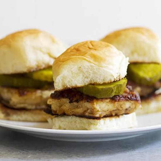 Southern Style Chicken Sandwiches - Recipe photo by girlversusdough