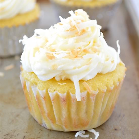 Coconut Cream Pie Cupcakes - Recipe photo by goodmorningcali