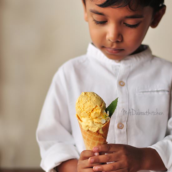 Mango Ice-cream - Recipe photo by Madhuri Aggarwal