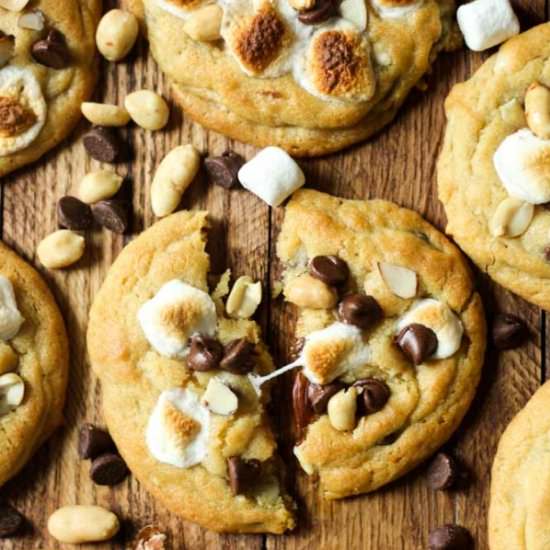 Rocky Road Cookies - Recipe photo by thisgrandmaisfun