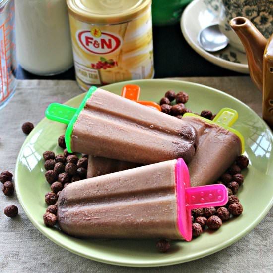Milo Ice Pops - Recipe photo by featsoffeasts