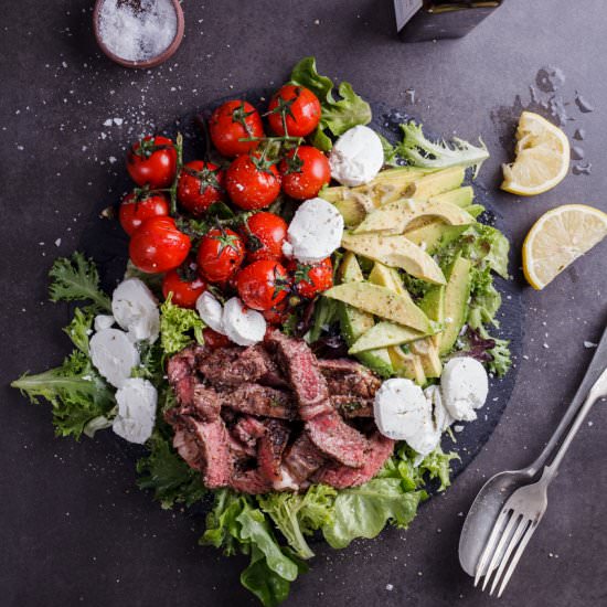 The ultimate steak salad - Recipe photo by Simply Delicious