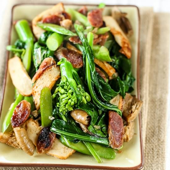 Stir-fried Gai Lan with Fish Cake - Recipe photo by rsmacaalay